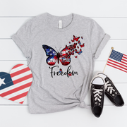 American Freedom Butterfly Unisex T-shirt