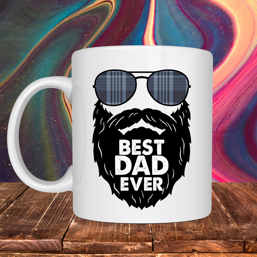 Best Dad Ever Beard 15oz Mug