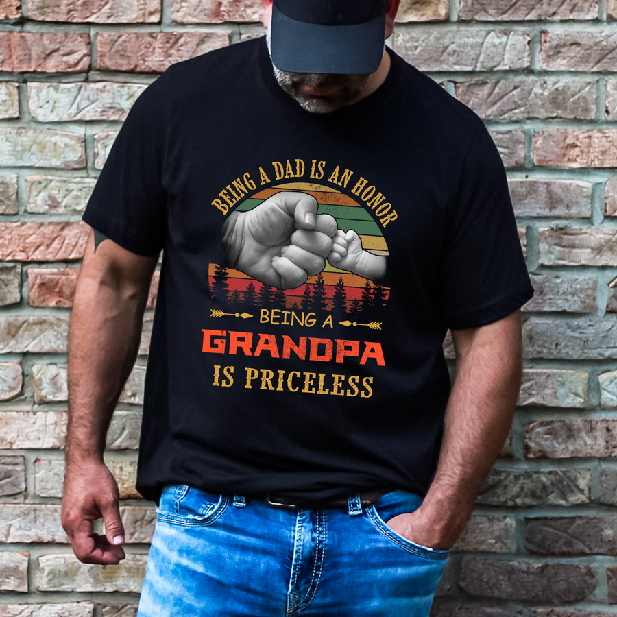 Being A Grandpa Is Priceless Unisex T-shirt