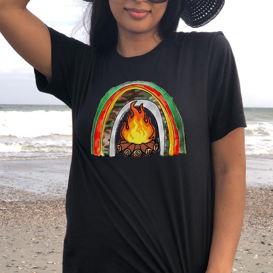 Bonfire Rainbow T-shirt