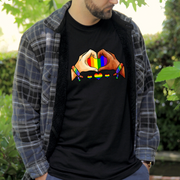 Rainbow Heart Hands Unisex T-shirt