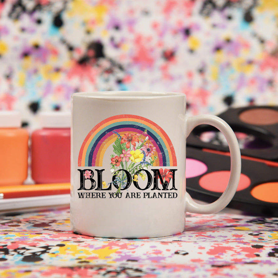 Bloom Where You are Planted 15oz Mug