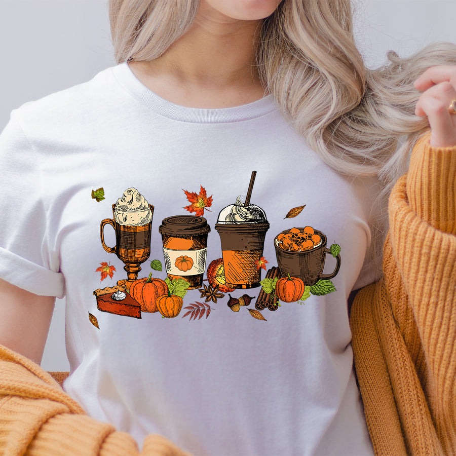 Coffee Pie and Pumpkin Spice Unisex T-shirt