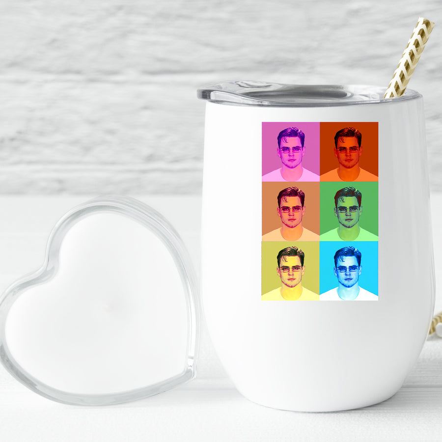 Colors of Joe Burrow Wine Tumbler