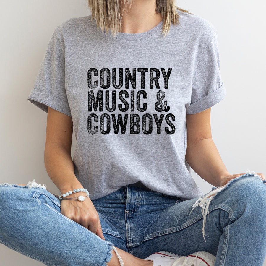 Country Music And Cowboys Unisex T-shirt