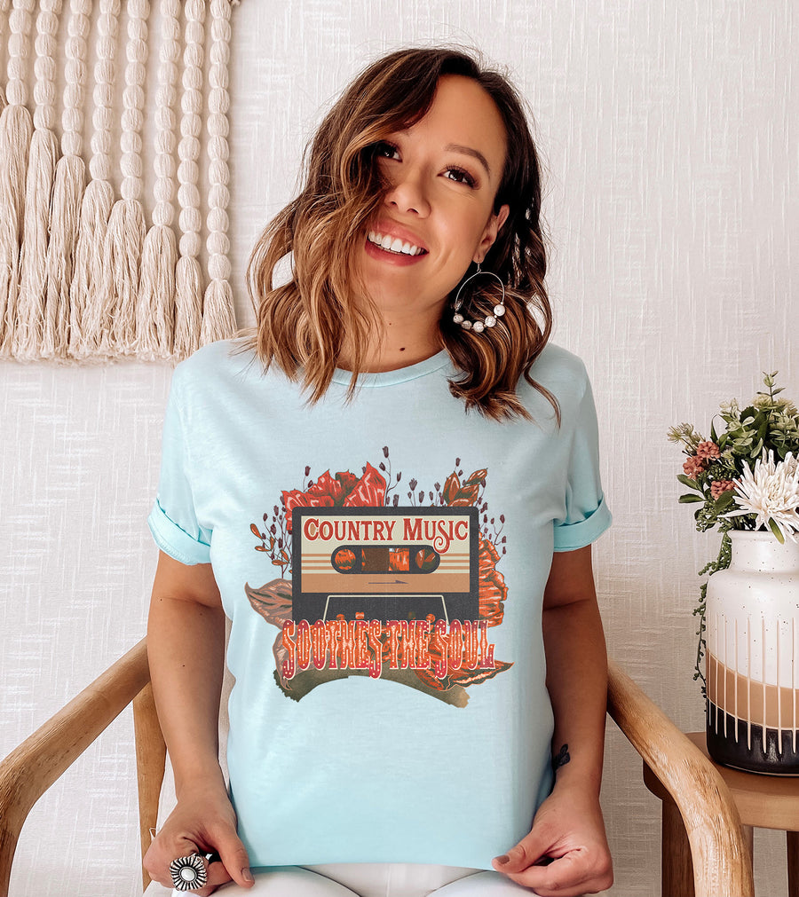 Country Music Cassette Unisex T-shirt