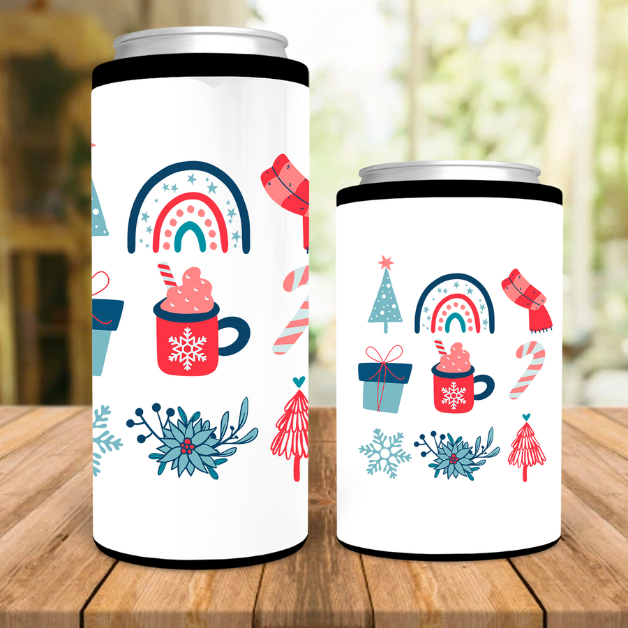 Cozy Christmas Can Cooler