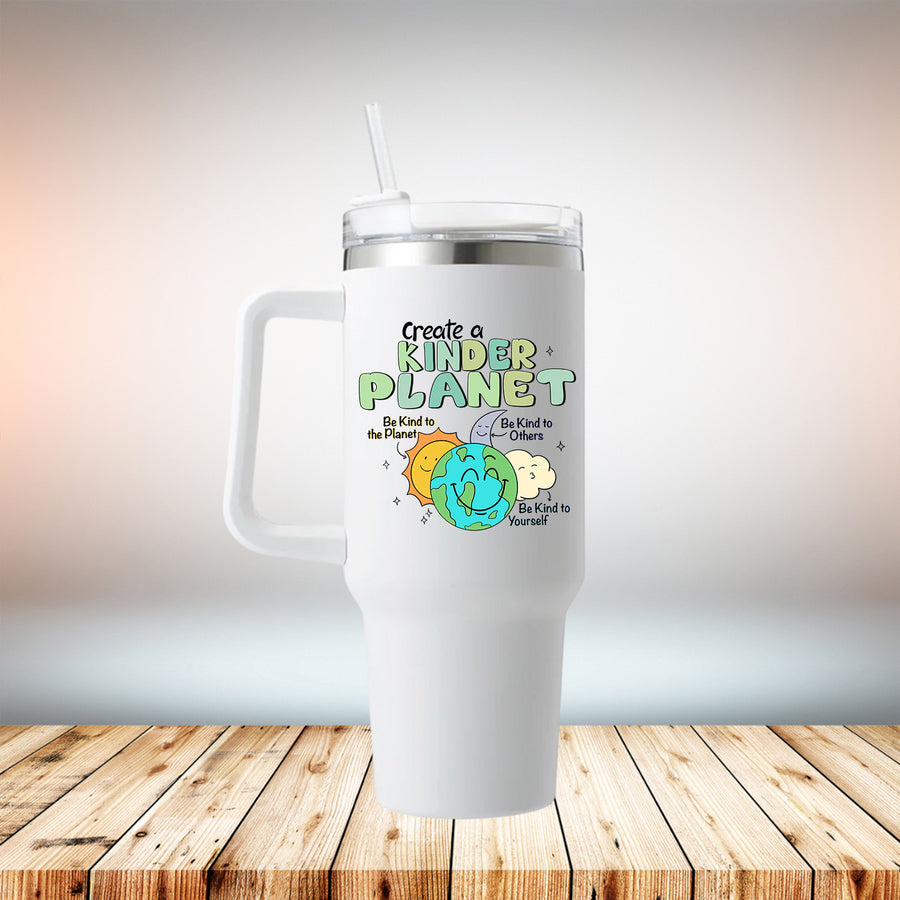Create A Kinder Planet 40oz Travel Mug