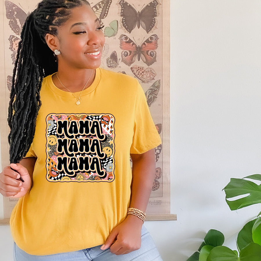 Retro Collage Mama Unisex T-shirt