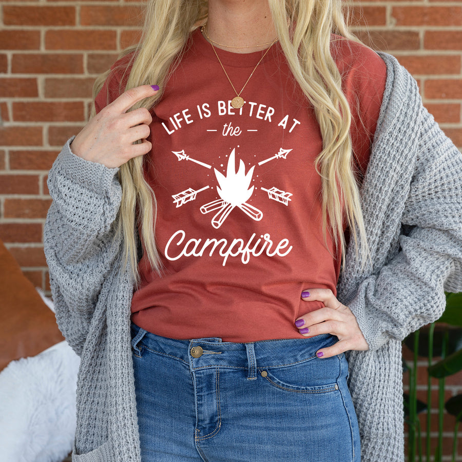 Life Is Better At The Campfire T-shirt