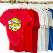 Retro Softball Mama T-shirt