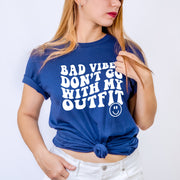 Bad Vibes Outfit Smiley Face Unisex T-shirt