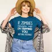 If Zombies Chase Us T-shirt