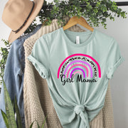 Girl Mama Leopard Rainbow Unisex T-shirt