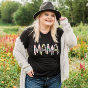 Floral Blessed Mama T-shirt