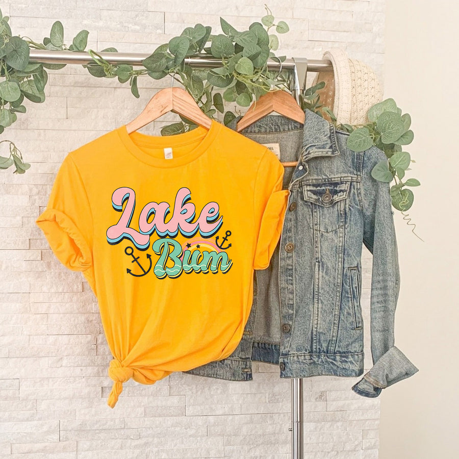 Retro Lake Bum T-shirt