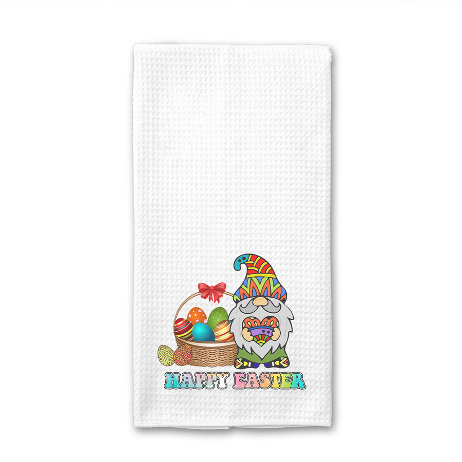 Happy Easter Gnome Towel