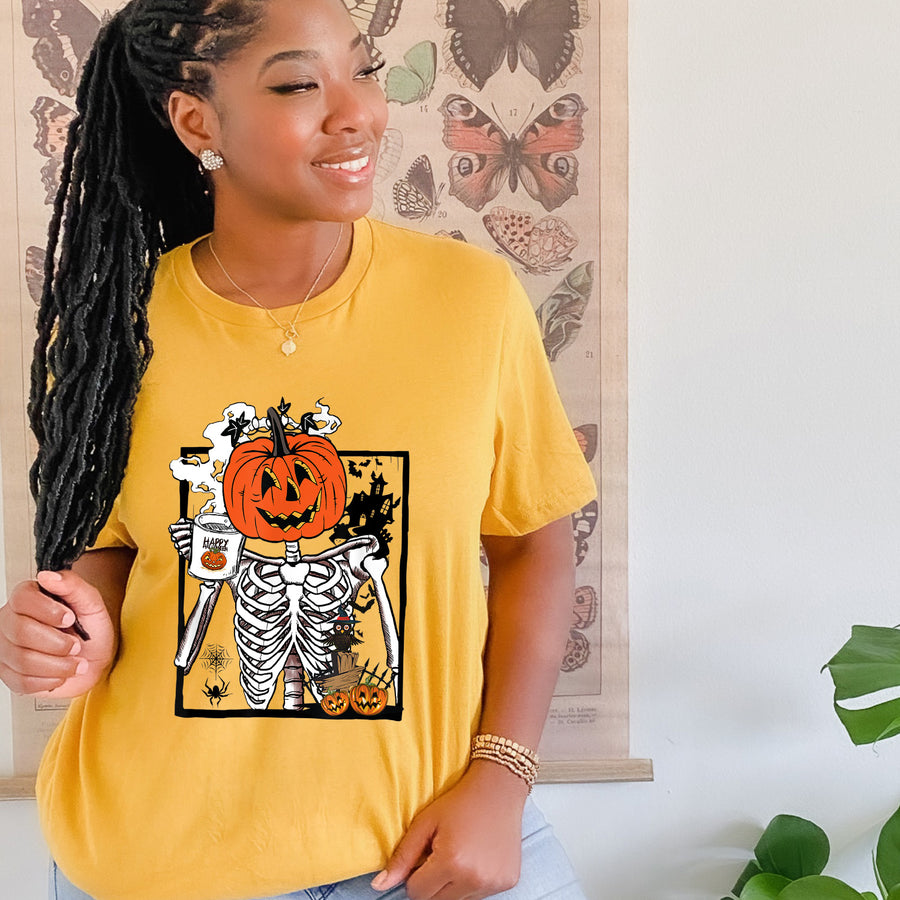 Happy Halloween Coffee Unisex T-shirt