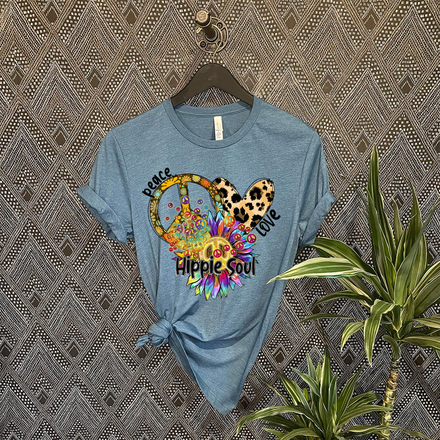 Peace Love Hippie Soul T-shirt