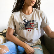 Air Force Mom Flag Flower Unisex T-shirt