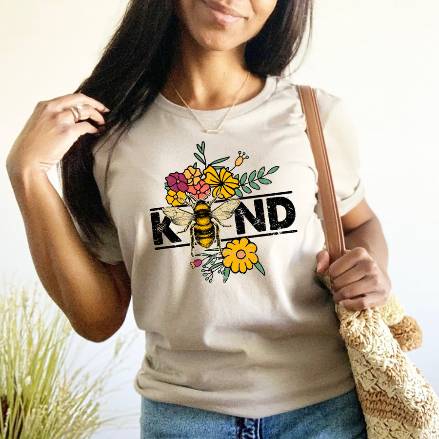 Bee Kind Wildflowers Unisex T-shirt