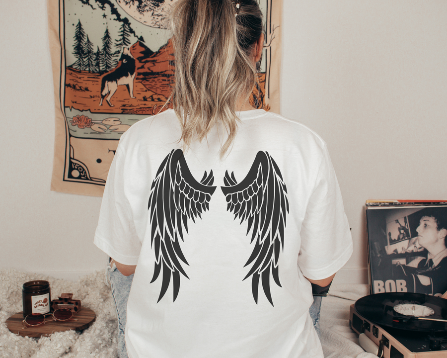 Guardian Angel - Back Print Unisex T-shirt