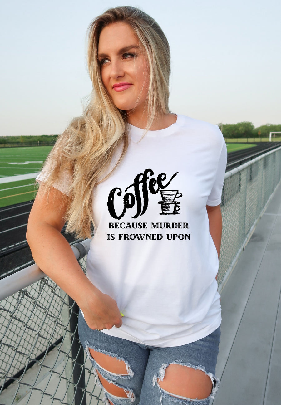 Coffee Because Unisex T-shirt