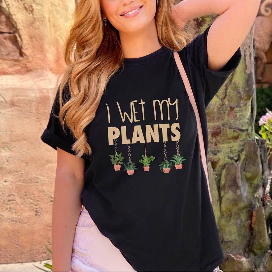 I Wet My Plants Unisex T-shirt