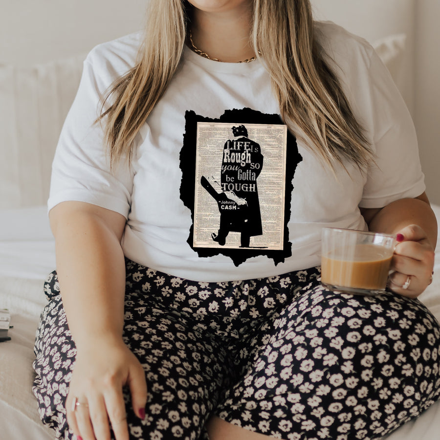 Life Is Rough Johnny Cash Unisex T-shirt