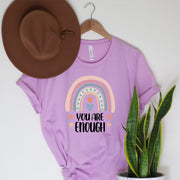 You Are Enough Rainbow T-shirt