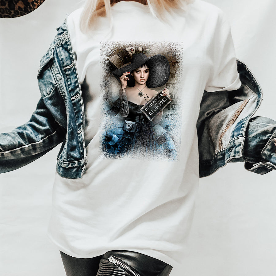 Lydia Deetz Mugshot Unisex T-shirt