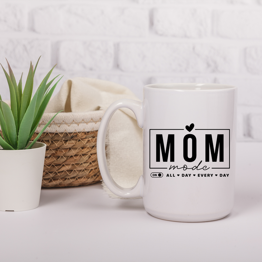 Mom Mode On 15oz Mug