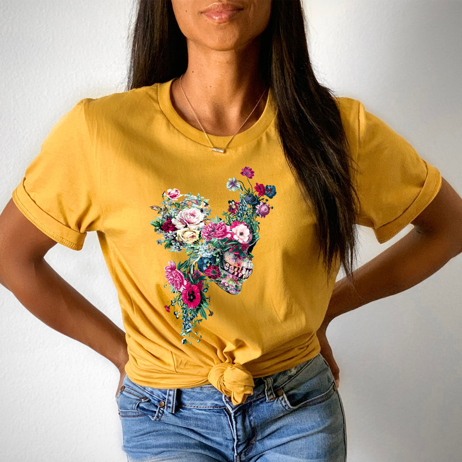 Flower Skellie Unisex T-shirt
