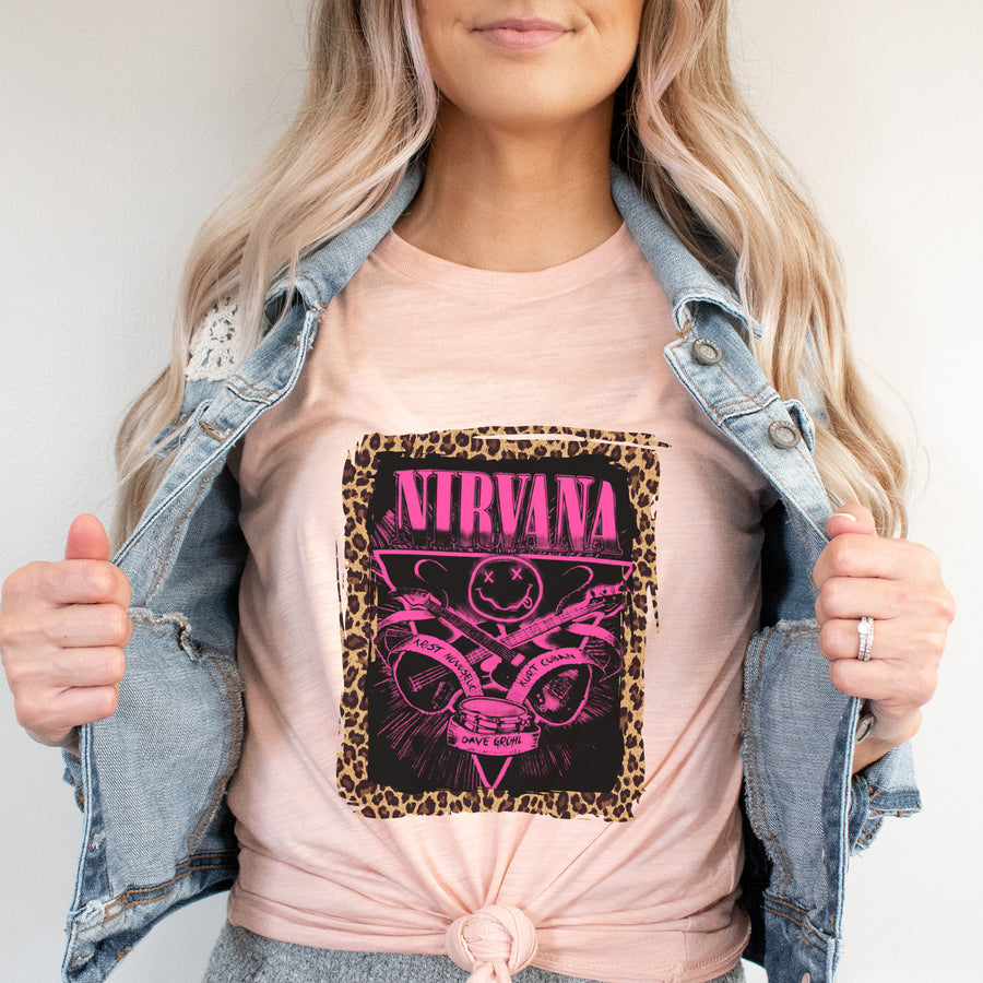 Nirvana Leopard Unisex T-shirt