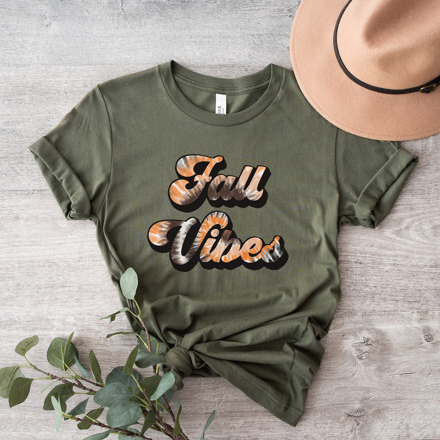 Tie Dye Fall Vibes Unisex T-shirt