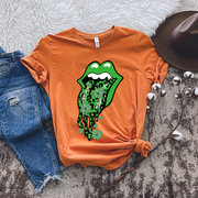 St. Patrick's Dripping Lips Unisex T-shirt