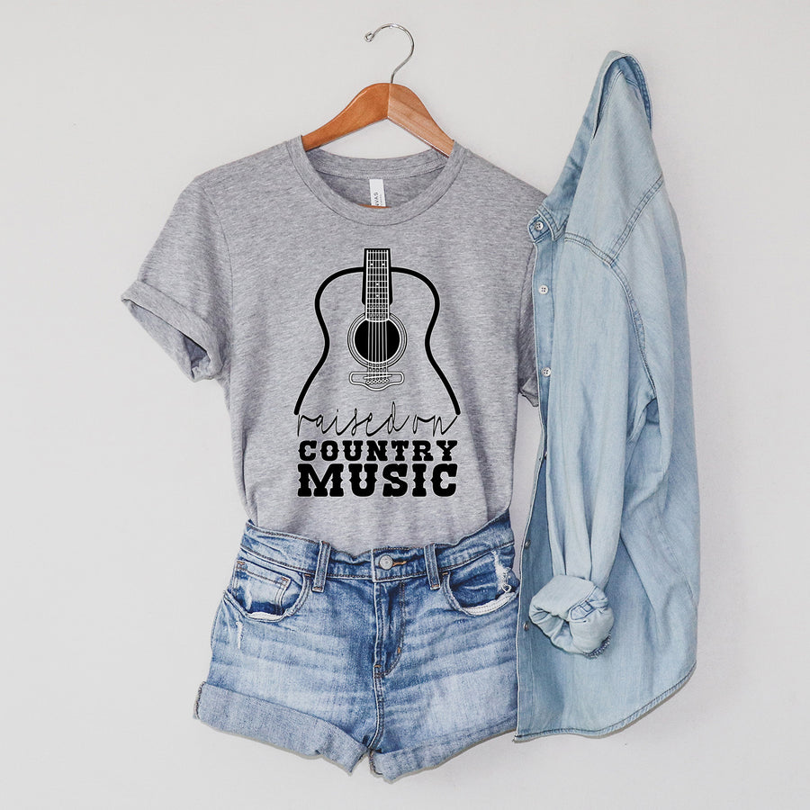 Raised On Country Music Unisex T-shirt