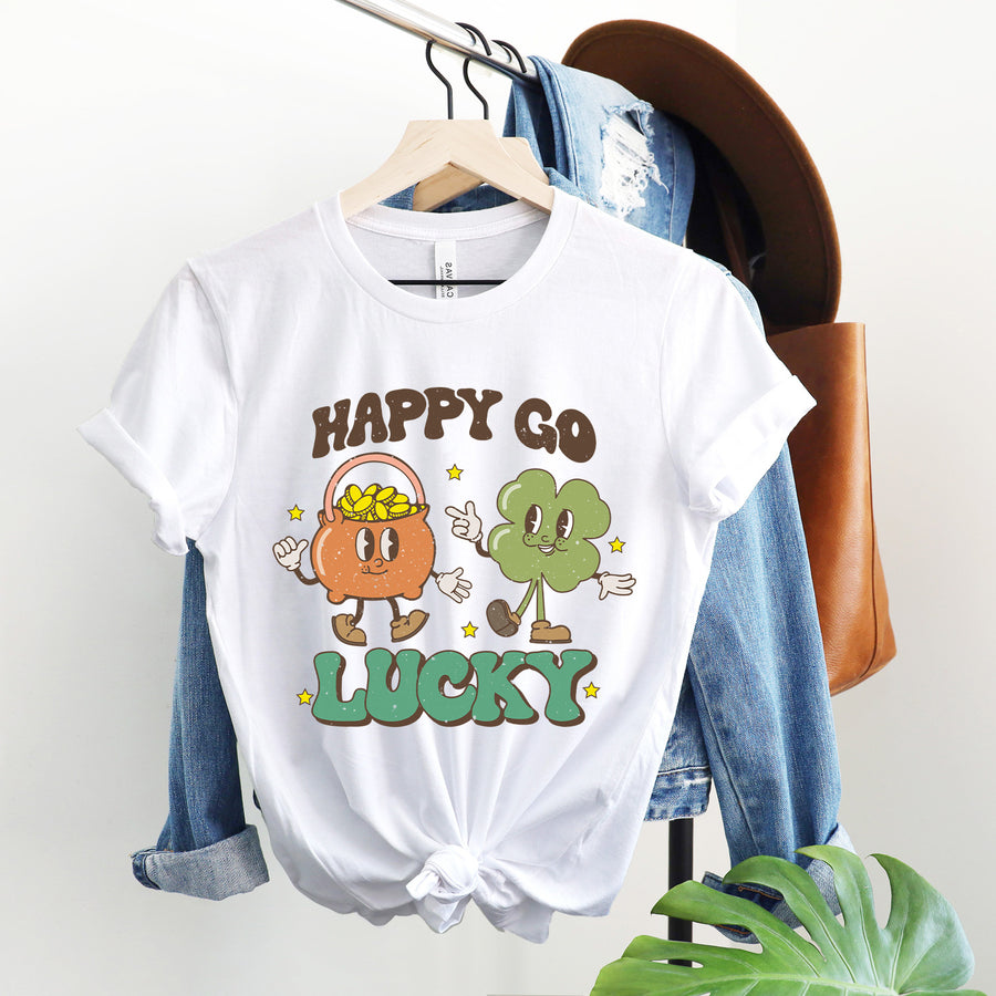 Retro Happy Go Lucky Unisex T-shirt