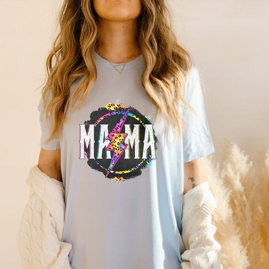 Rock Mama Neon Leopard Unisex T-shirt