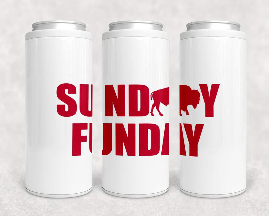 Sunday Funday Skinny Can Cooler