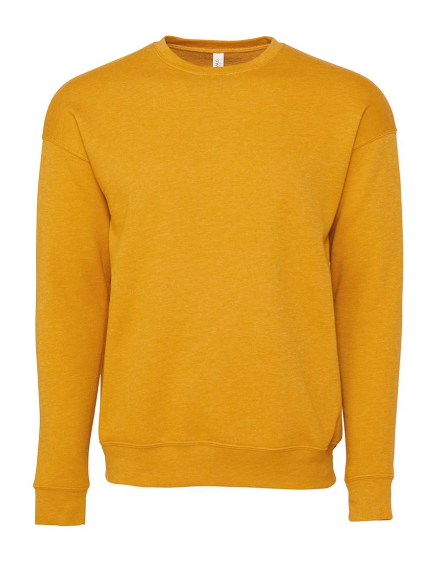 BELLA + CANVAS - Sponge Fleece Drop Shoulder Crewneck Sweatshirt - Design Your Own