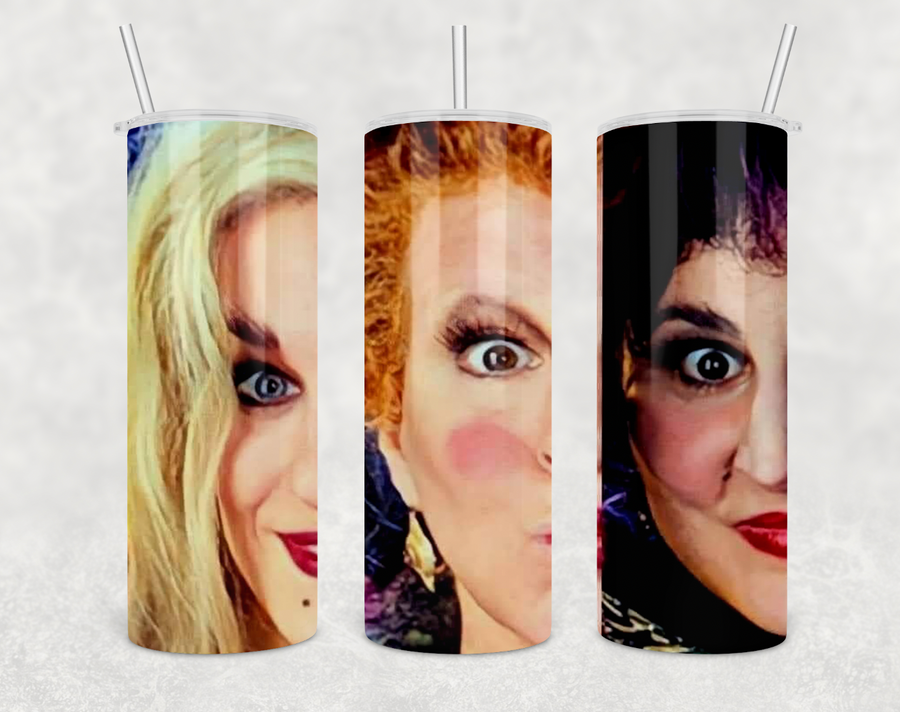 Faces of the Sanderson Sisters 20oz Skinny Tumbler