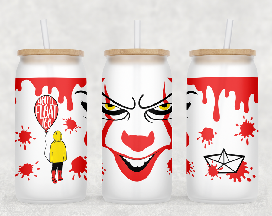 You'll Float Too Glass Can Tumbler