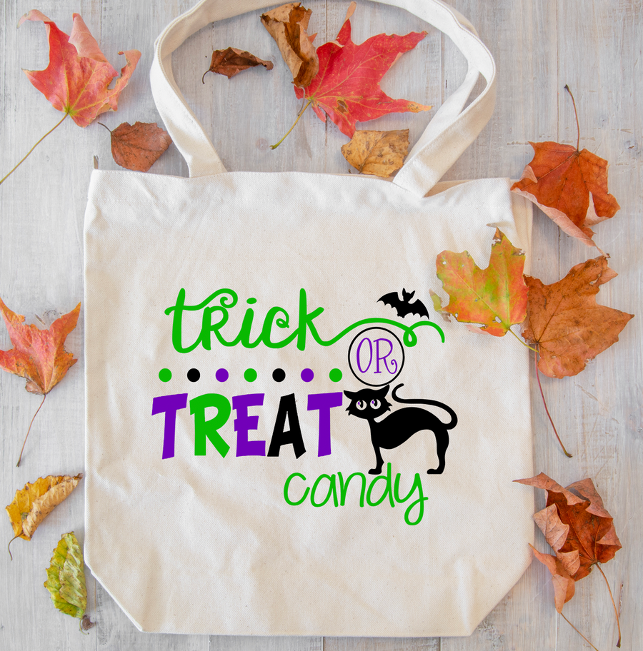 Trick or Treat Candy Tote Bag