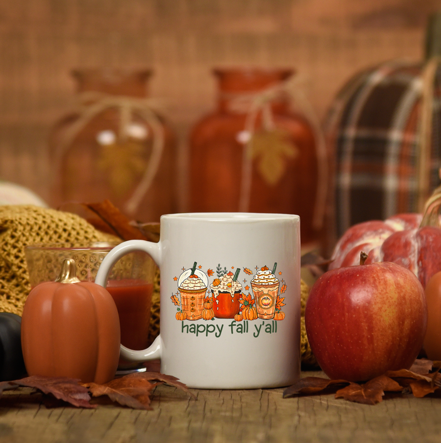 Happy Fall Y'all 15oz Mug