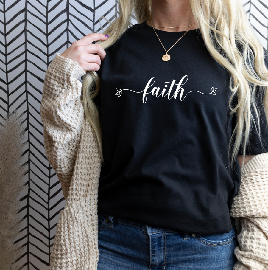 Cursive Faith T-shirt
