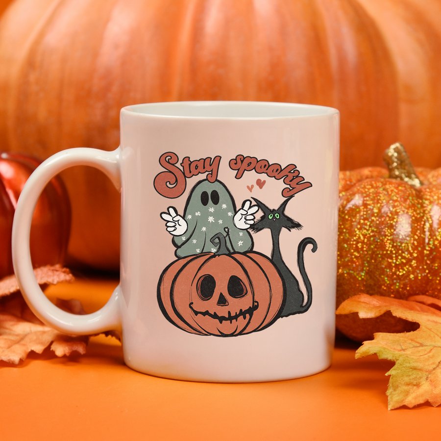 Retro Stay Spooky 15oz Mug