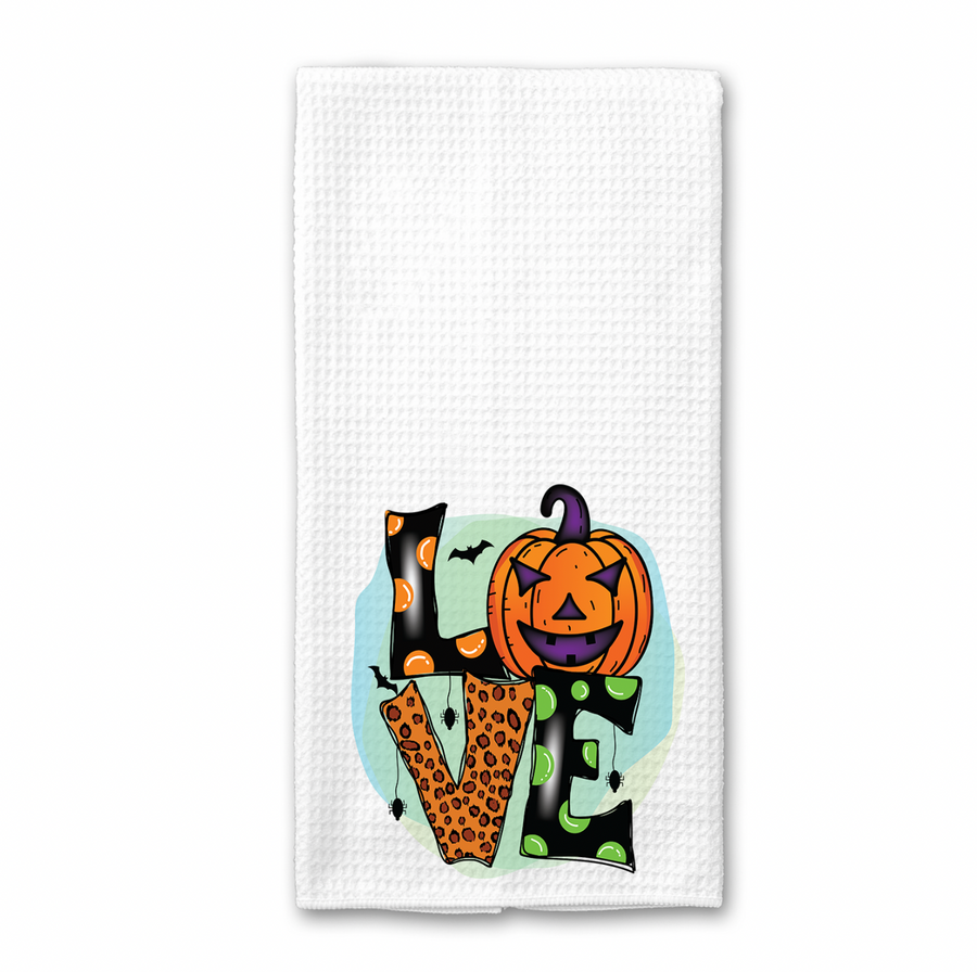 Love Halloween Kitchen Towel