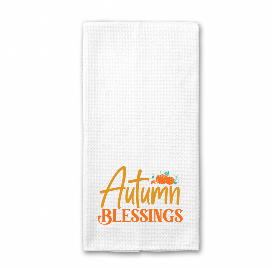 Autumn Blessings Kitchen Towel