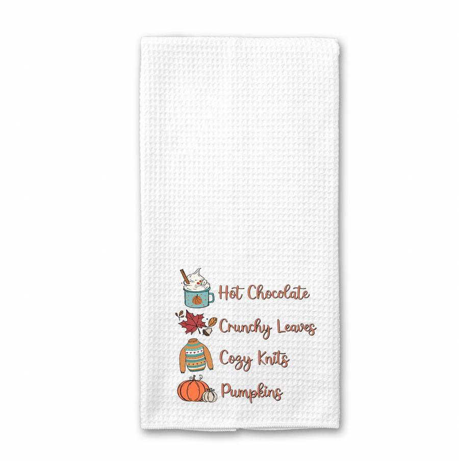Why I Love Fall Kitchen Towel